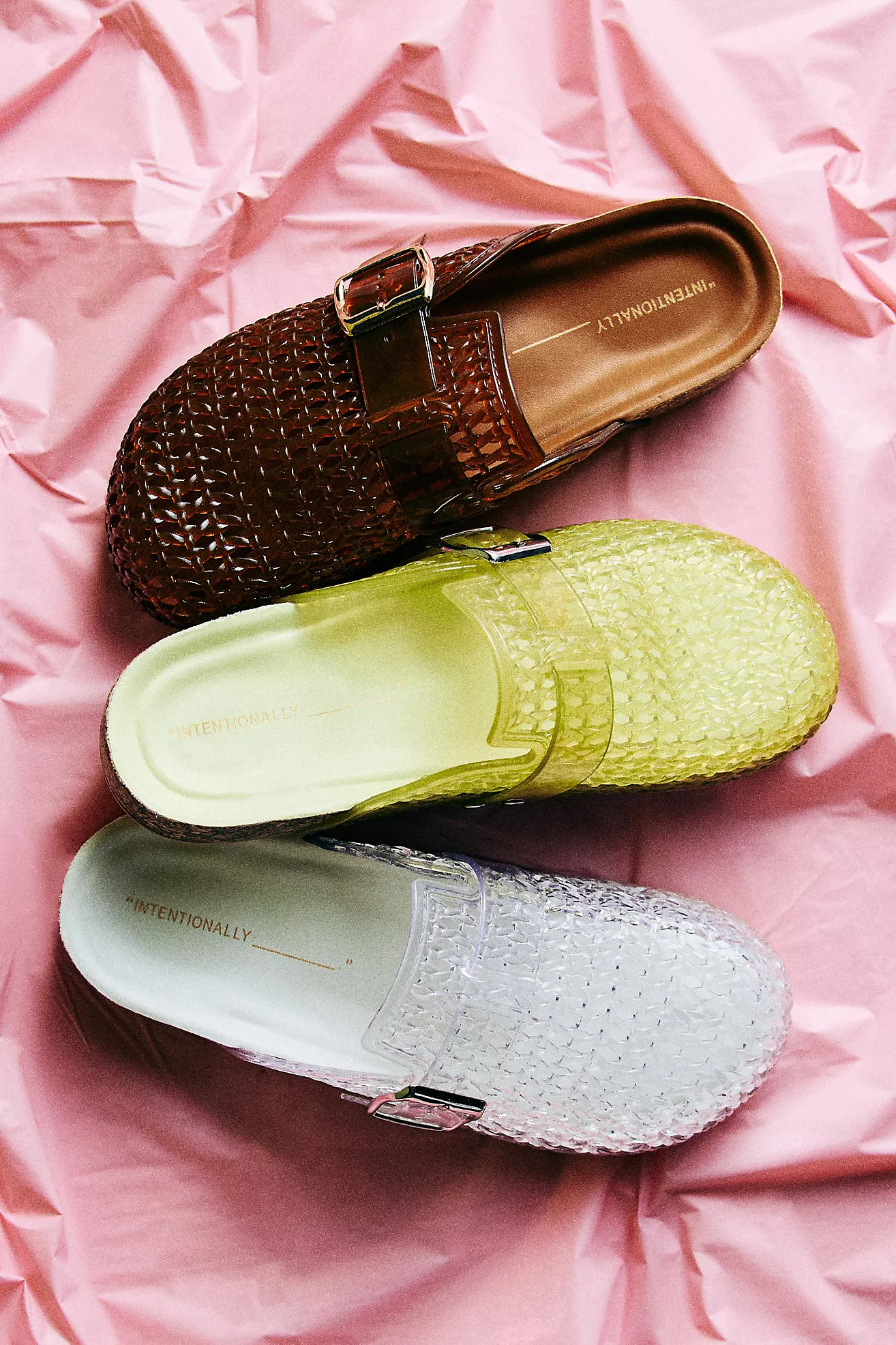 Intentionally Blank Buckle Mules | Anthropologie (US)