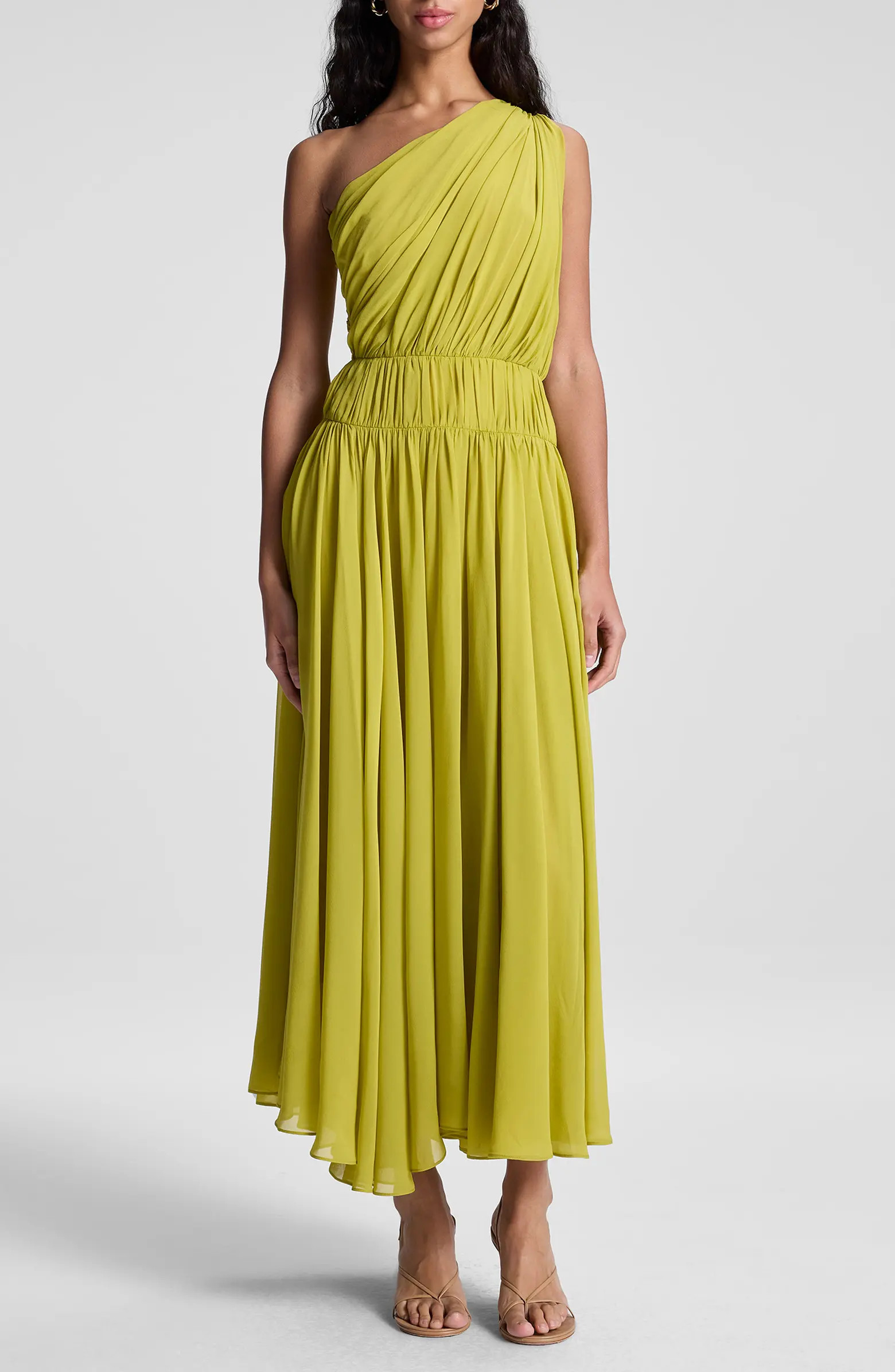 A.L.C. Drew Pleated One-Shoulder Maxi Dress | Nordstromrack | Nordstrom Rack