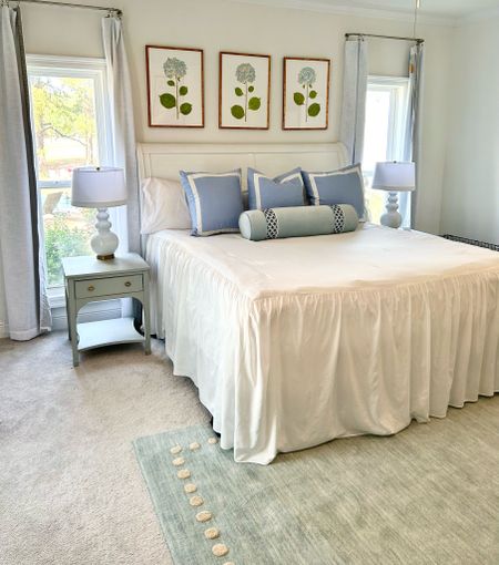 Beautiful grand millennial
Chic southern bedroom
Blue and white style so charming!!
Affordable bedroom decor 
Framed hydrangea prints available on Mkdeckerdesigns.com 

#LTKsalealert #LTKhome