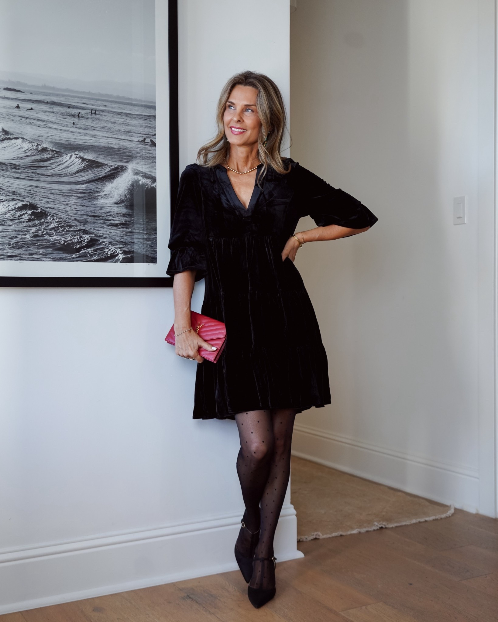 Black velvet dress under $100 Wearing XS a small would work too. 


#LTKHoliday #LTKOver40 #LTKParties