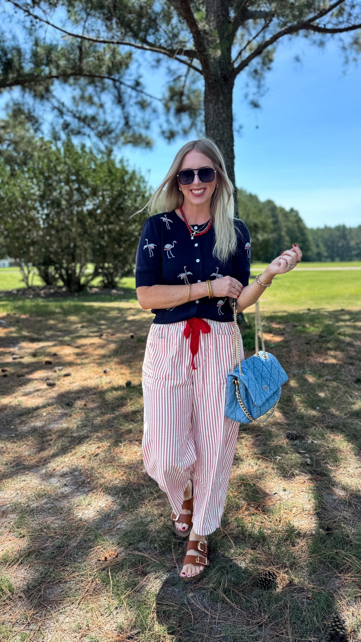 Amazon prime day sale! These red striped pants are under $20!

#LTKootd #LTKSaleAlert