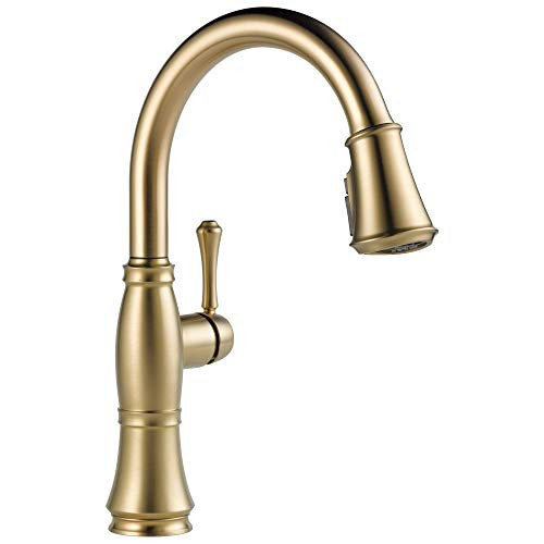 Delta Faucet Cassidy Gold Kitchen Faucet, Kitchen Faucets with Pull Down Sprayer, Kitchen Sink Fauce | Amazon (US)