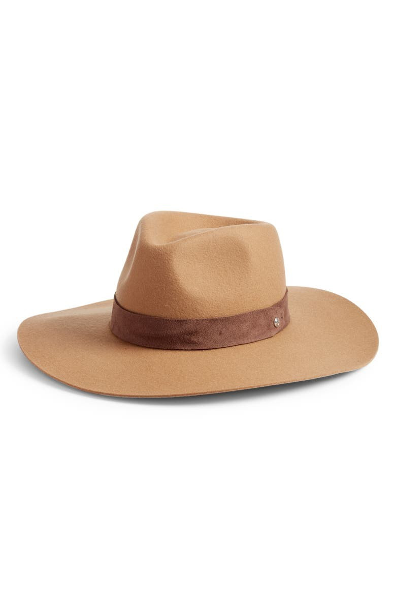 Wide Brim Felted Wool Fedora | Nordstrom