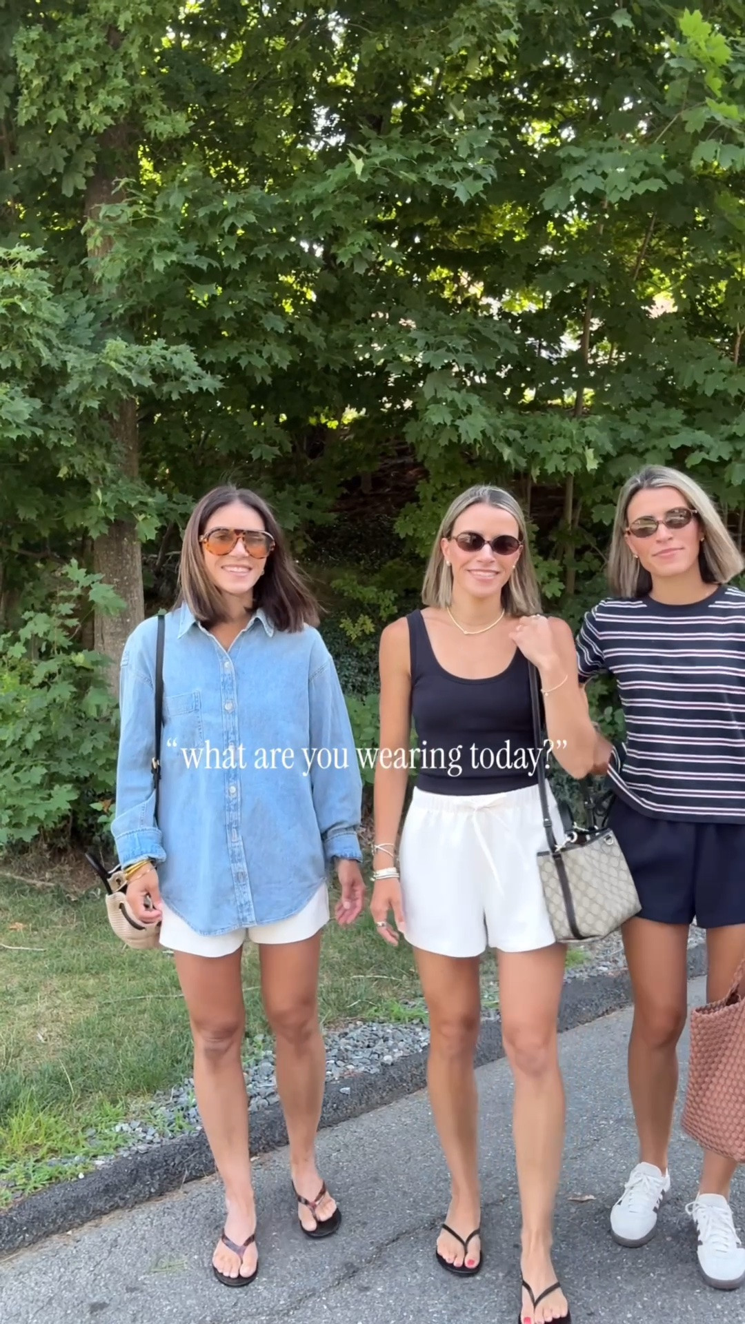 Aritzia outfits 
Size small shorts, tee 
Size XS denim shirt

#LTKootd #LTKmomlife #LTKgrwm