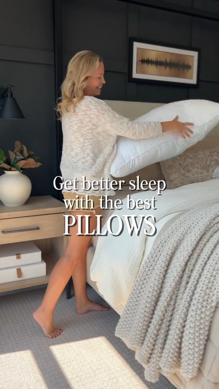 Get better sleep with these highly rated sleep pillows! They’re soft & supportive down alternative pillows that bring hotel quality into your home. They hold their shape, are breathable & cooling, machine washable and so comfortable! ☁️🛌

#LTKHome #LTKmomlife #LTKselfcare