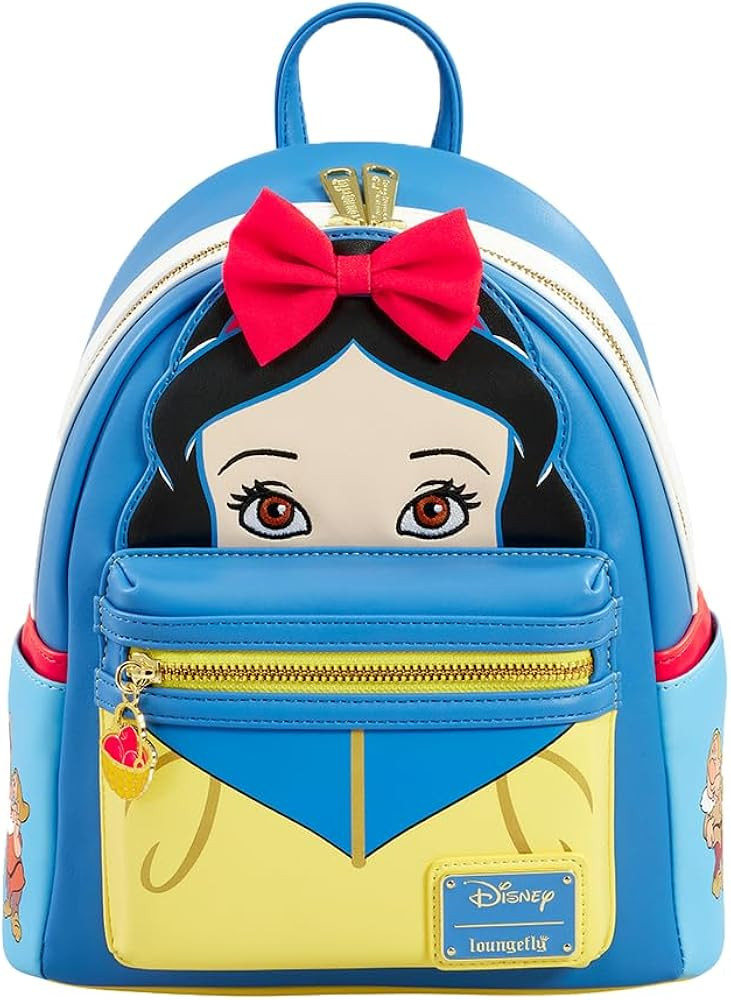 Loungefly Disney Snow White and the Seven Dwarfs Cosplay Womens Double Strap Shoulder Bag Purse | Amazon (US)