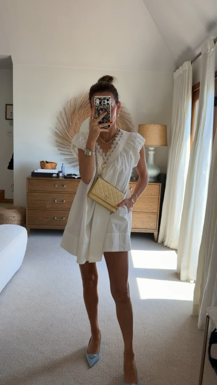 So excited to be finally wearing this mini dress for my hair appointment today! Dressing it up with a fun necklace stack and my spring color accessories!

#LTKootd #LTKdayinmylife #LTKSeasonal