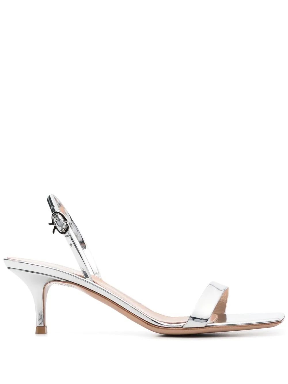 square-toe 65mm heeled sandals | Farfetch Global
