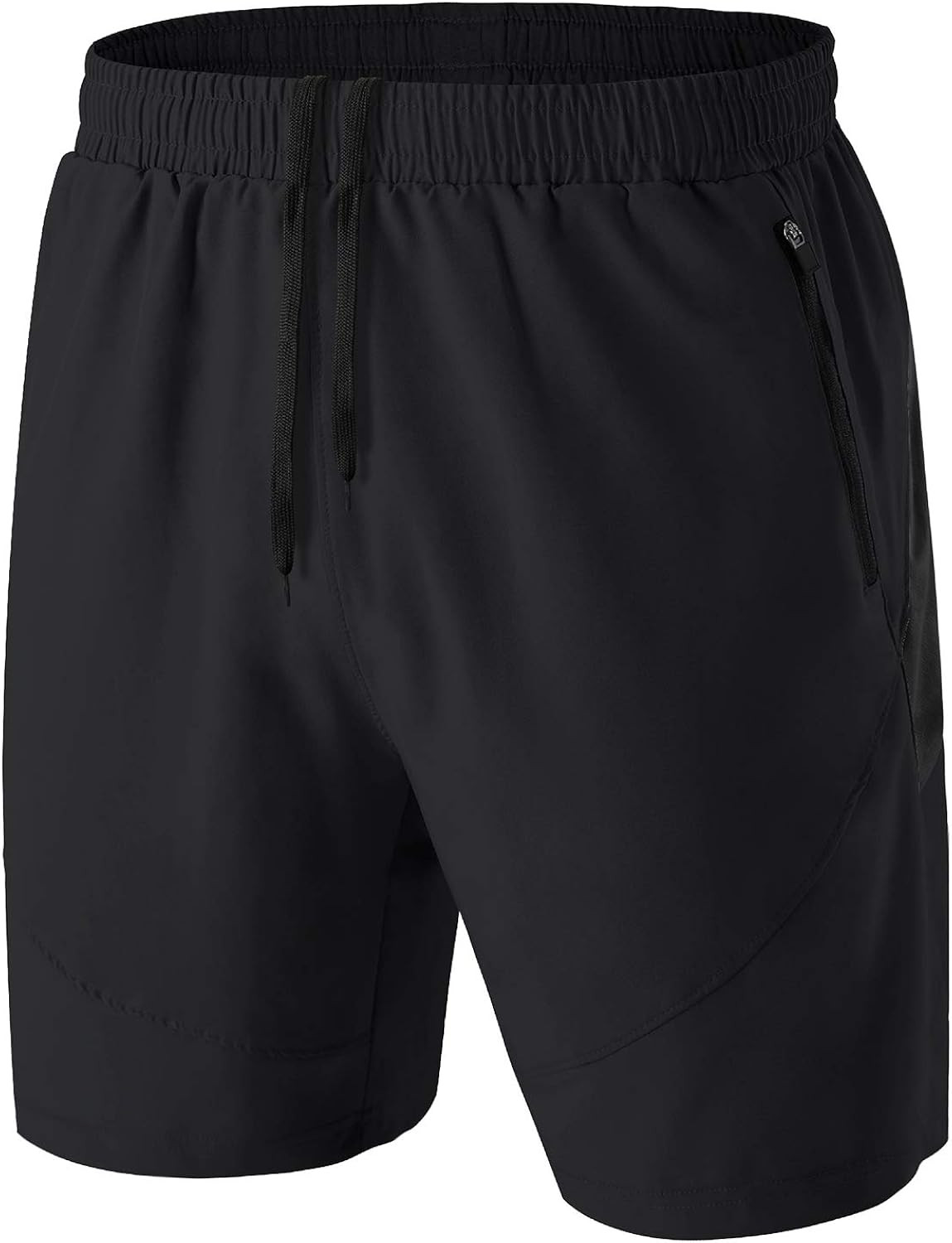 HMIYA Men's Casual Sports Quick Dry Workout Running or Gym Training Short with Zipper Pockets | Amazon (US)