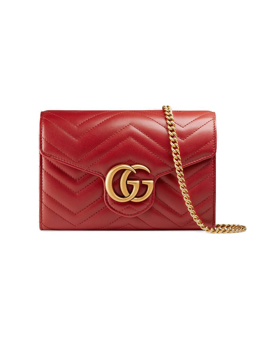 Gucci GG Marmont matelassé mini bag - Red | FarFetch US