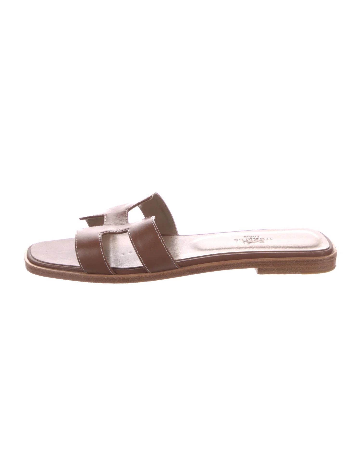 Oran Leather Slides | The RealReal