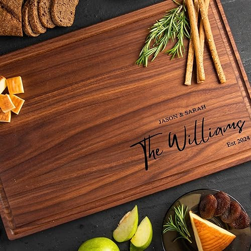 Personalized Cutting Board - Perfect Bridal Shower, Wedding, Housewarming Gift for New Home - Cus... | Amazon (US)