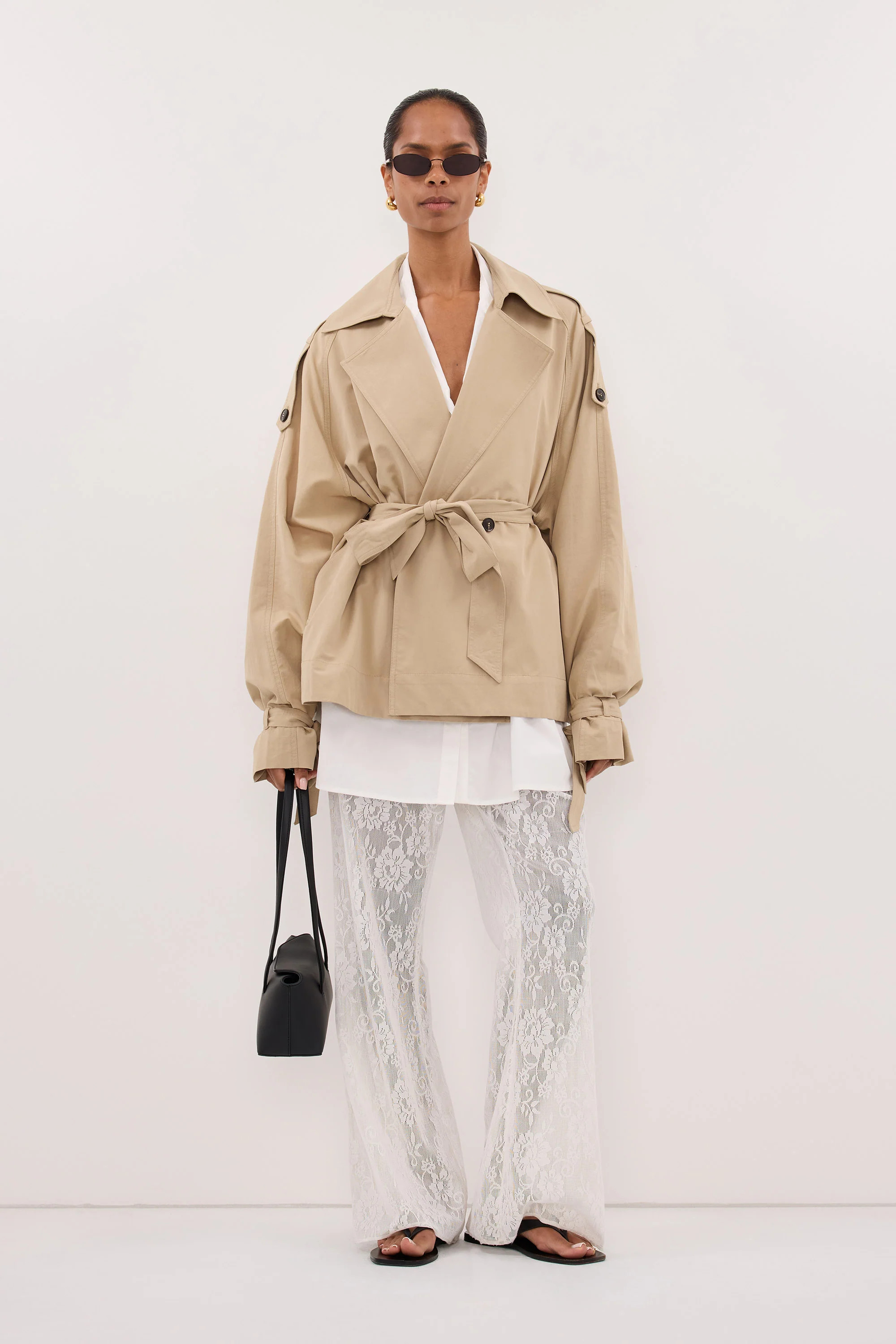 NINA STONE LIGHTWEIGHT MINI TRENCH | DISSH