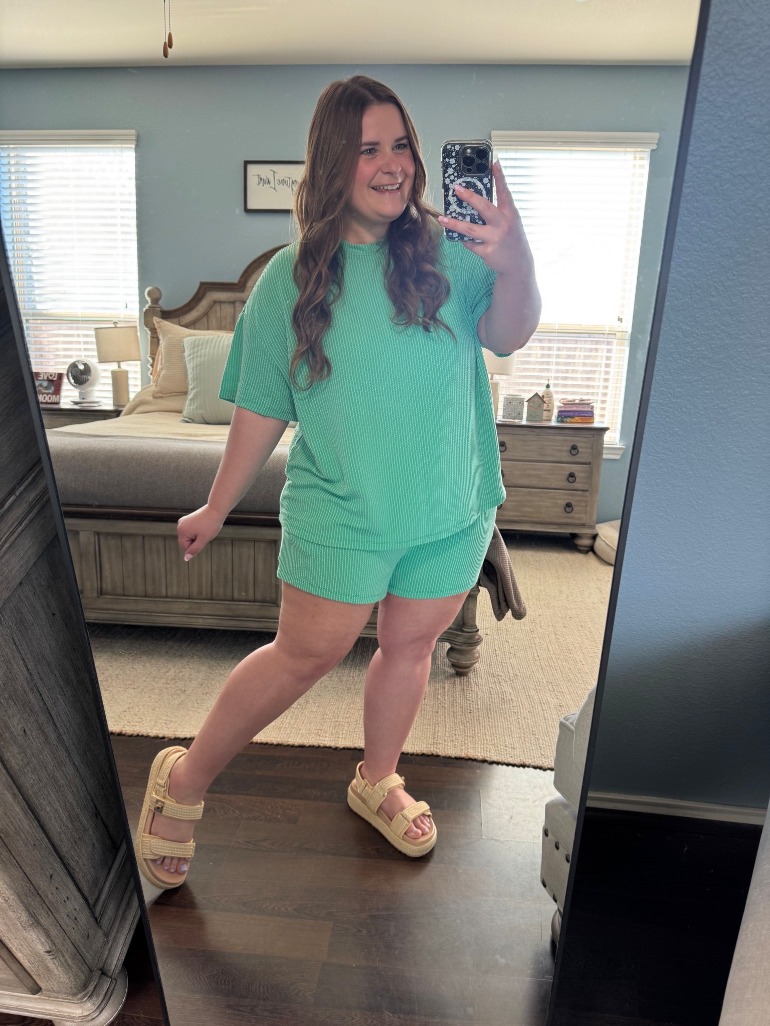 Perfect spring time ribbed matching set! I’m a size 16 and I’m wearing the XXL. Love the color options available on this matching set! Paired it with some chunky Amazon sandals. 

#LTKootd #LTKMidsize #LTKPlusSize