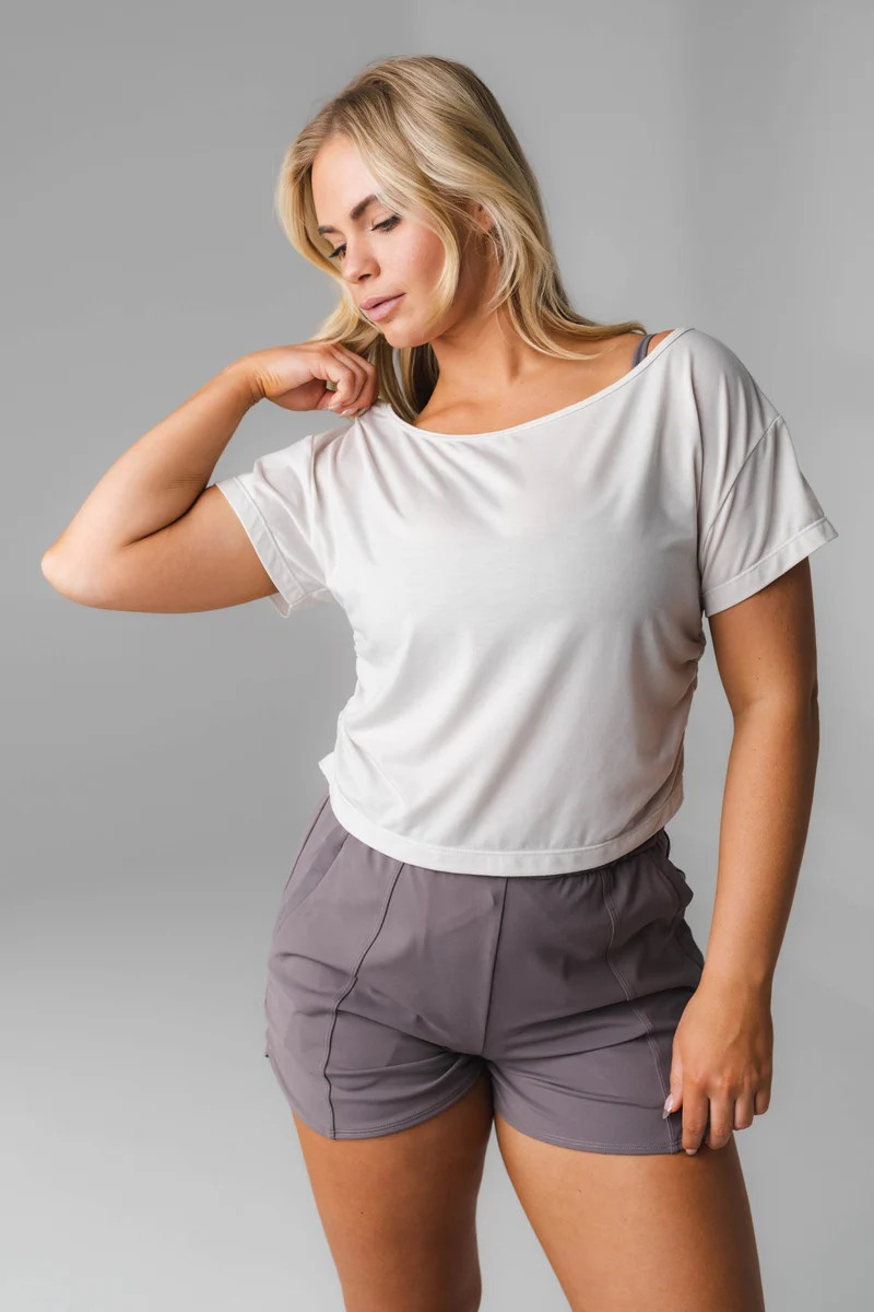 Vitality Versa Slouch Tee - Ash | Vitality