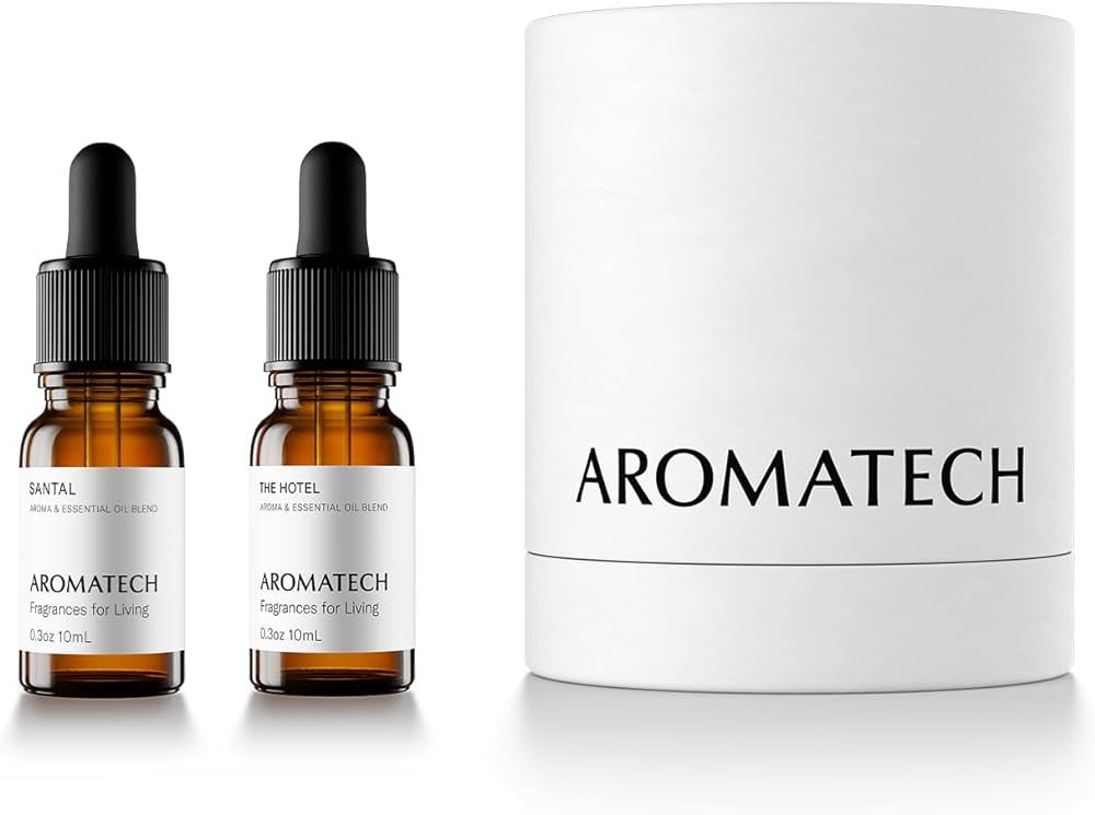 AromaTech Santal & The Hotel Set | Gift Set of Aroma Diffuser Essential Oils Blend of Santal Card... | Amazon (US)