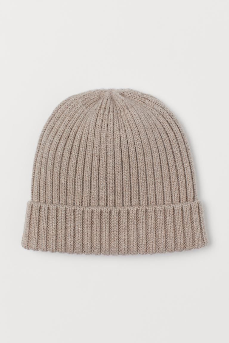 Baby Exclusive. Rib-knit hat in soft wool. | H&M (US + CA)