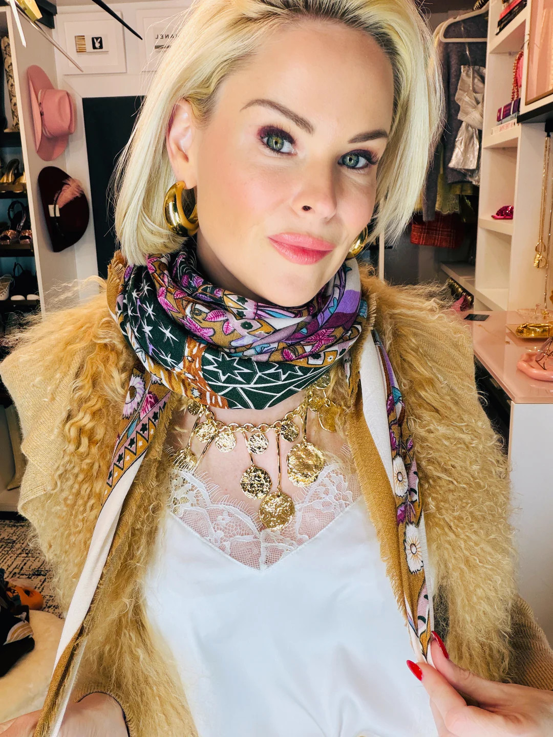 The Patricia Oversized Wrap Scarf | Teggy French