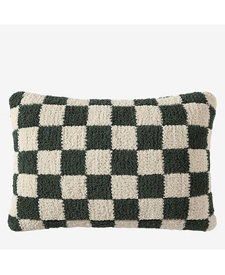 Checkerboard Decorative Pillow, 12" x 18" | Macy's