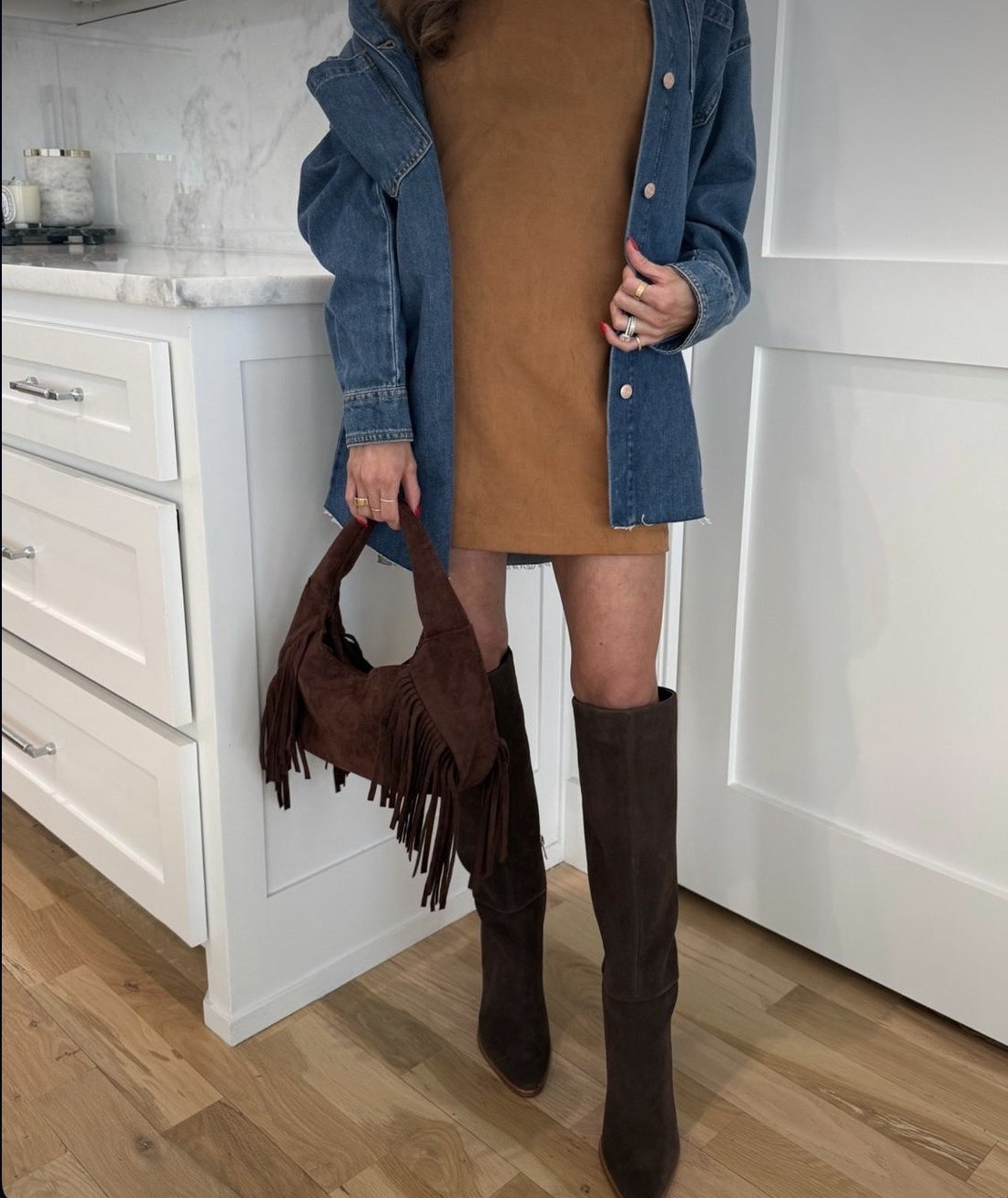 Found those cute bag for fall on sale! Dneim shirt boots fall outfit

#LTKPetite #LTKSaleAlert #LTKootd