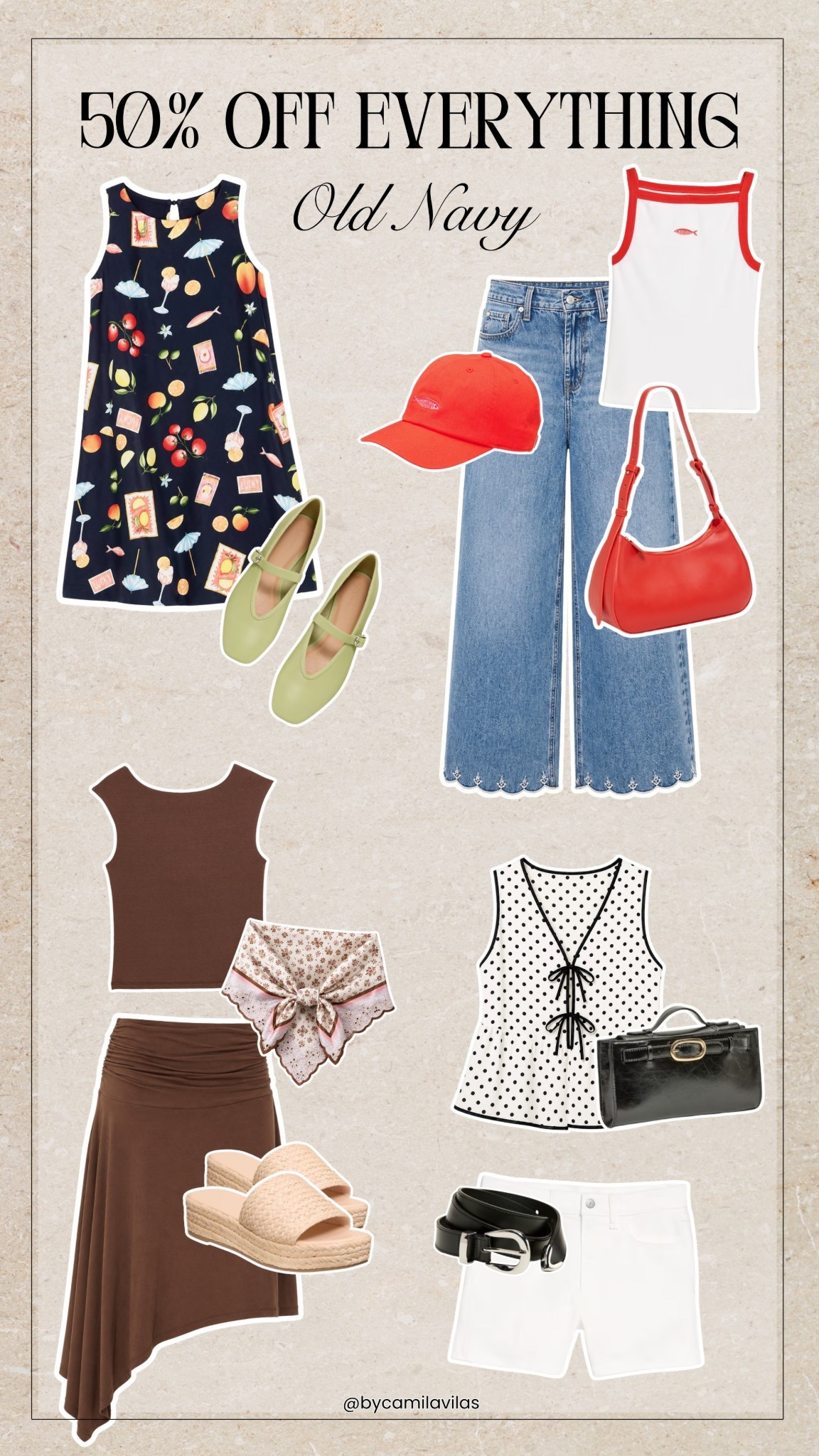 Cutie finds from Old Navy! Everything is 50% off on their site until 5/1 -- even new arrivals. so many good spring / summer finds!

Old navy fashion finds, affordable fashion, spring summer outfit inspiration, old navy sale  

 #LTKootd #LTKSeasonal #LTKSaleAlert