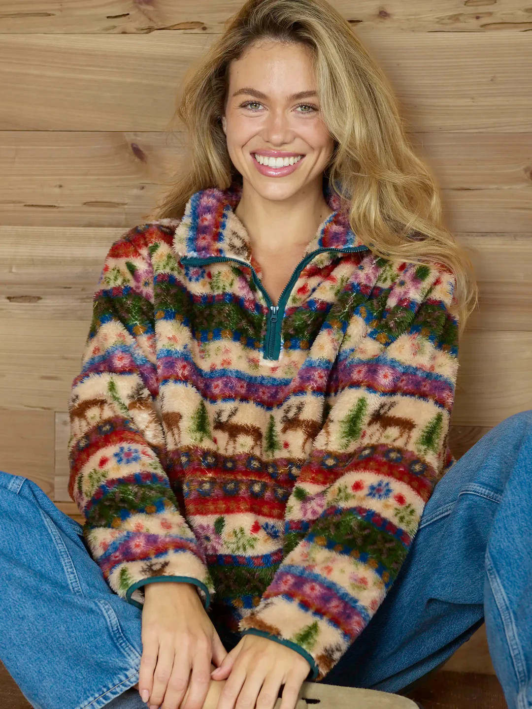 Coziest Quarter Zip Pullover Sweatshirt | Natural Life