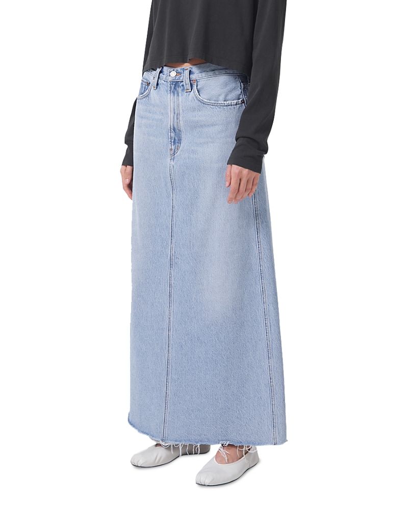 Agolde Hilla Denim Maxi Skirt | Bloomingdale's (US)