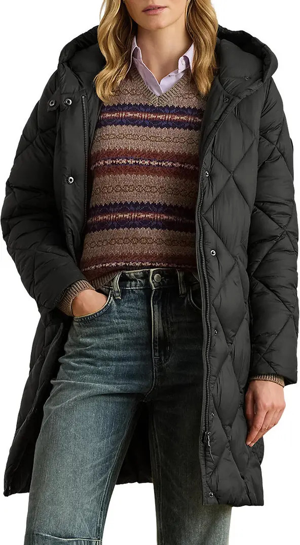 Soft Quilted Hooded Longline Coat | Nordstrom