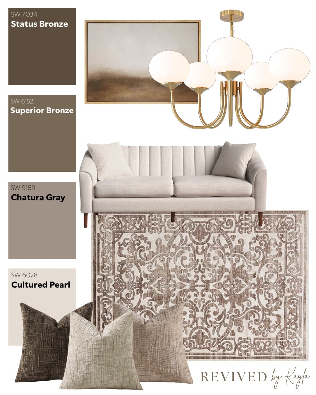 Brown and cream room design mood board 🤎✨

#livingroom #home #decor #homedesign #interiordesign #livingroommakeover #modern #cozy #traditional #design #wayfair #bedroom #brown #tan 

#LTKFindsUnder50 #LTKFindsUnder100 #LTKHome