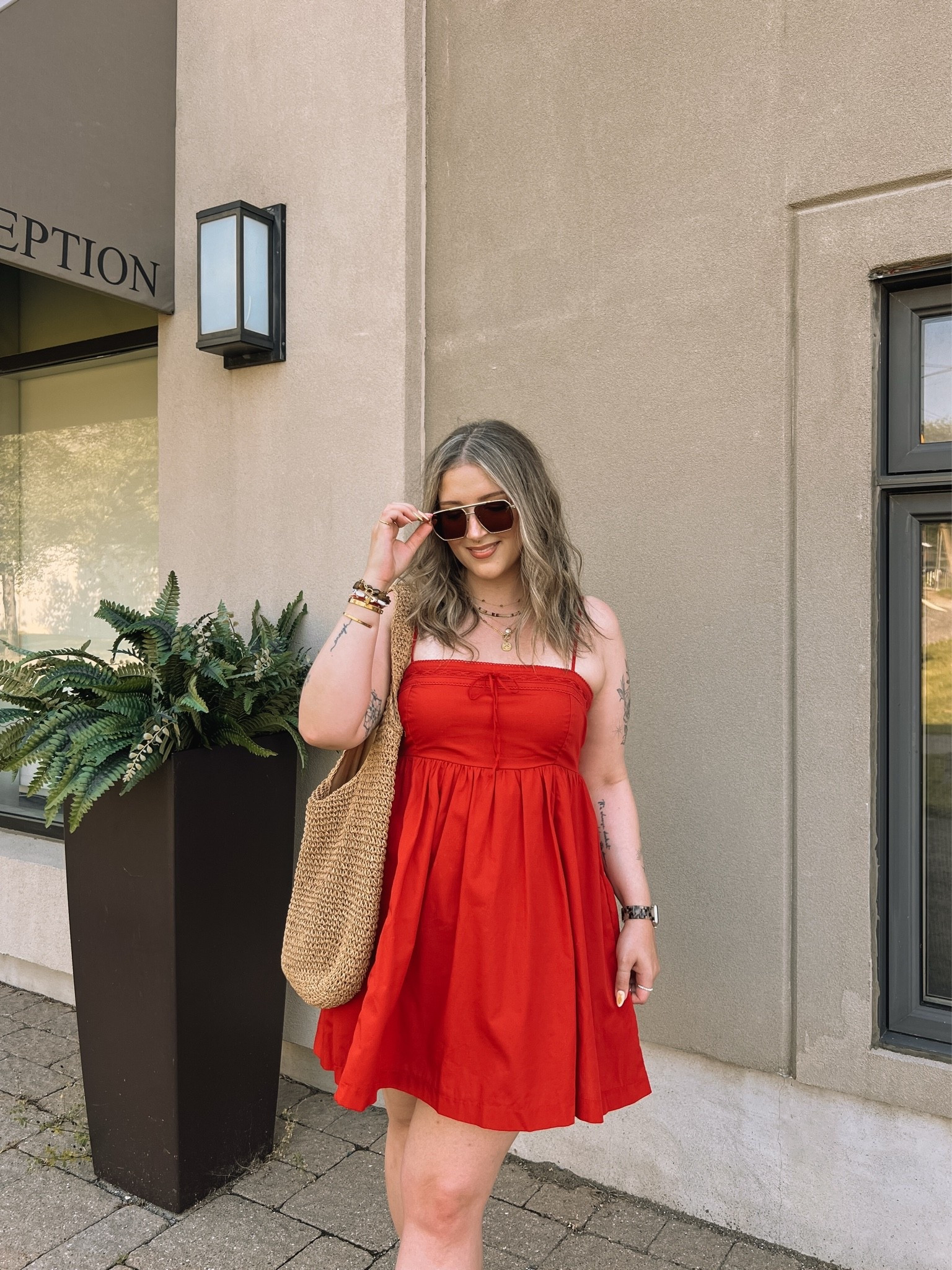 Perfect little red dress is 45% off in cart! Has pockets and built in shorts underneath! Wearing my usual size L. I’m a 9.5-10 shoe and wear a 10 in the crocs sandals (Canadian crocs link under “similar products”)

#LTKsale #LTKdresses #LTKmidsize
