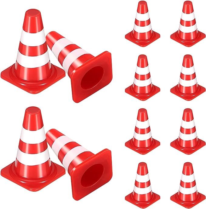 balacoo 50pcs Traffic Cones Toy Cones Soccer Training Cones Traffic Sign Toys Road Cones Signs Ki... | Amazon (US)