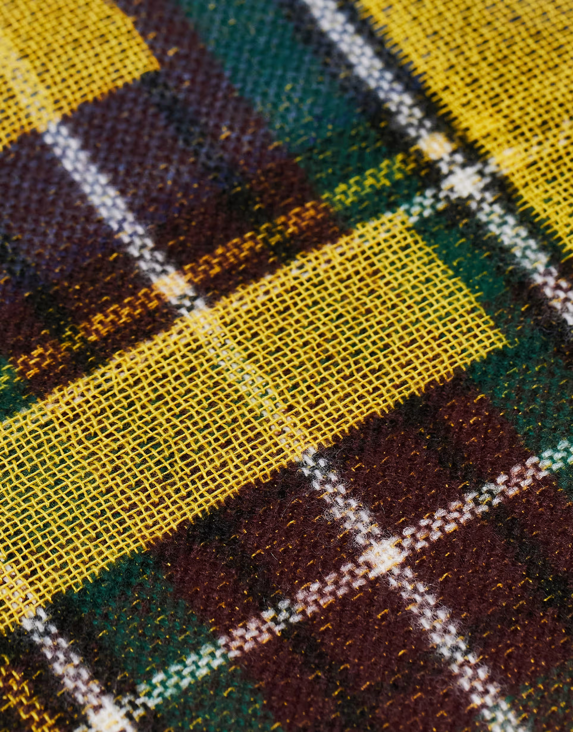 Fred Perry oversized branded check scarf in multi | ASOS (Global)