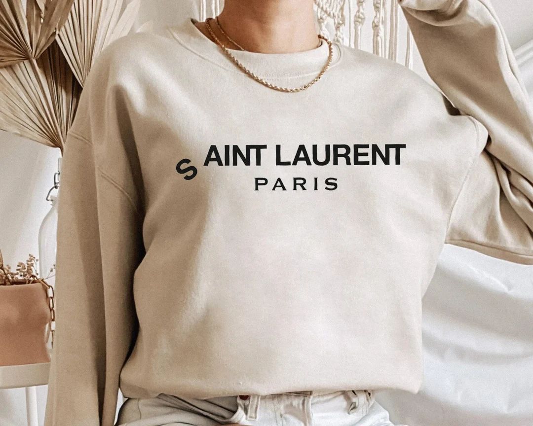 Aint Laurent Sweatshirt Paris Shirt Tiktok Shirt Instagram - Etsy | Etsy (US)