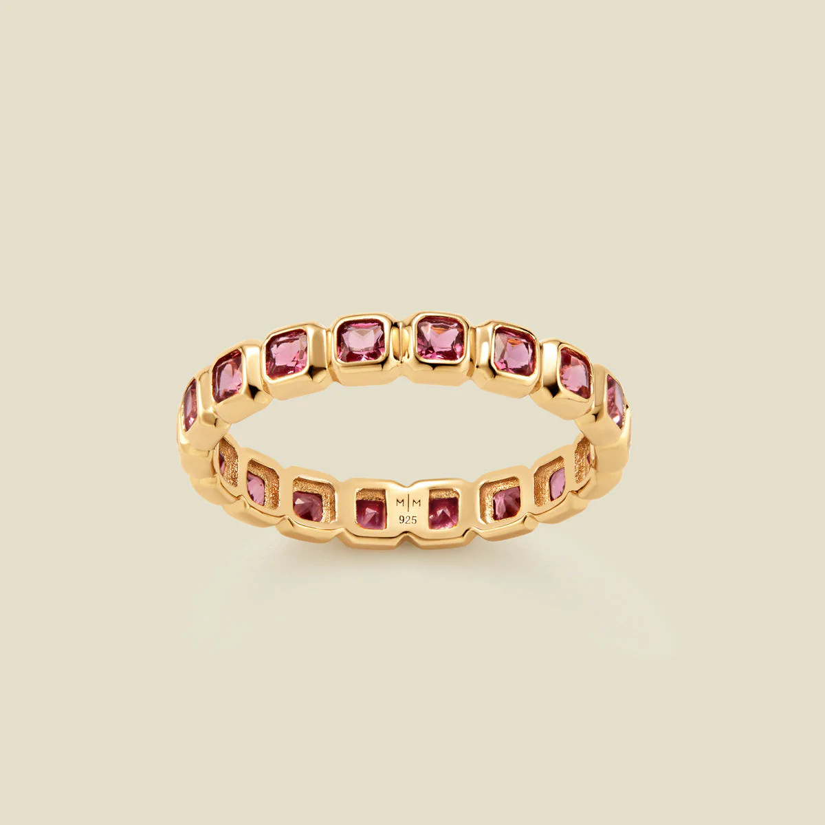 October Birthstone Eternity Ring | Made By Mary
