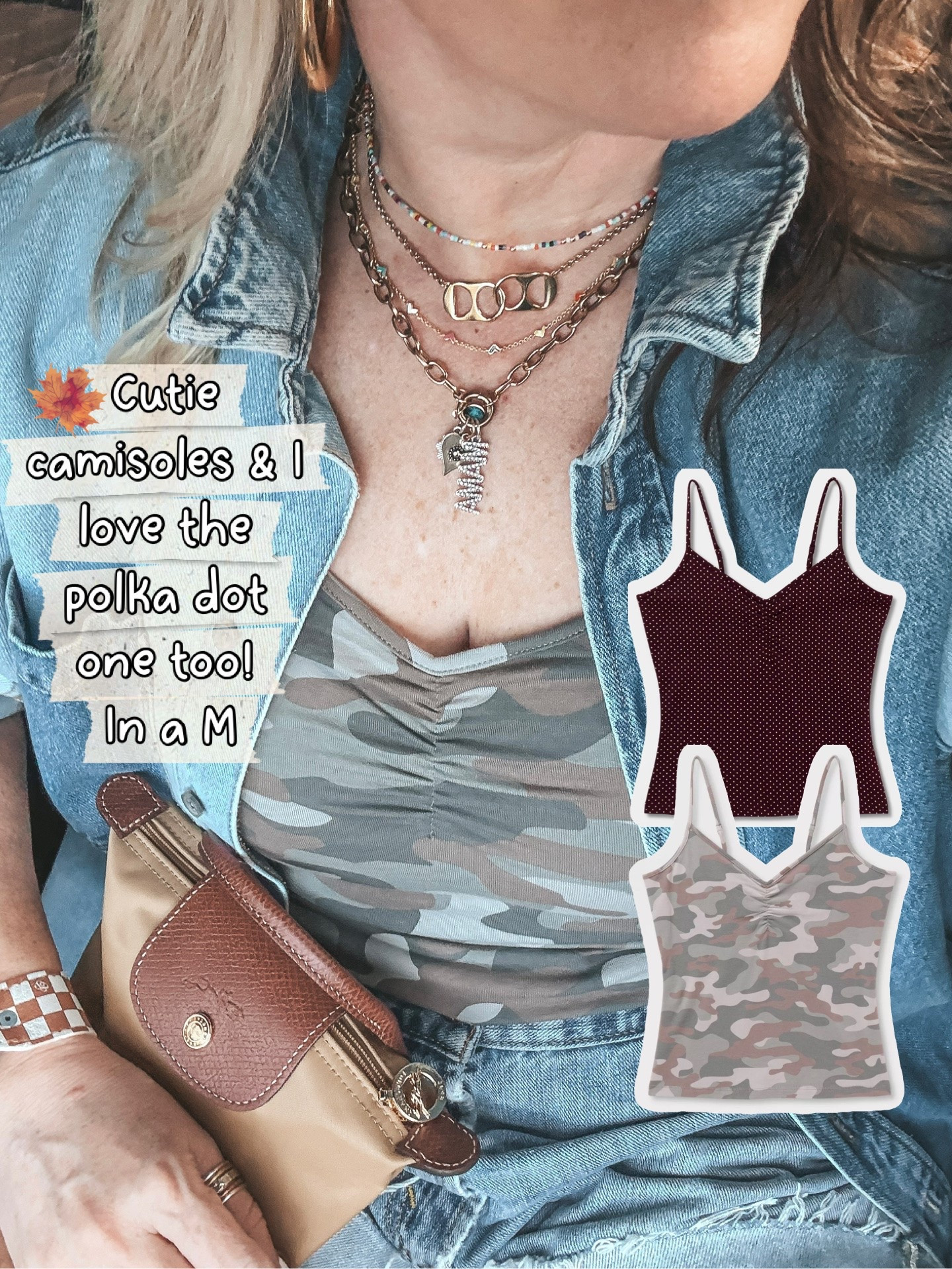 Perfect cami to layer with a denim shirt or jacket for fall! I’m in a medium. @Target

#LTKOver40