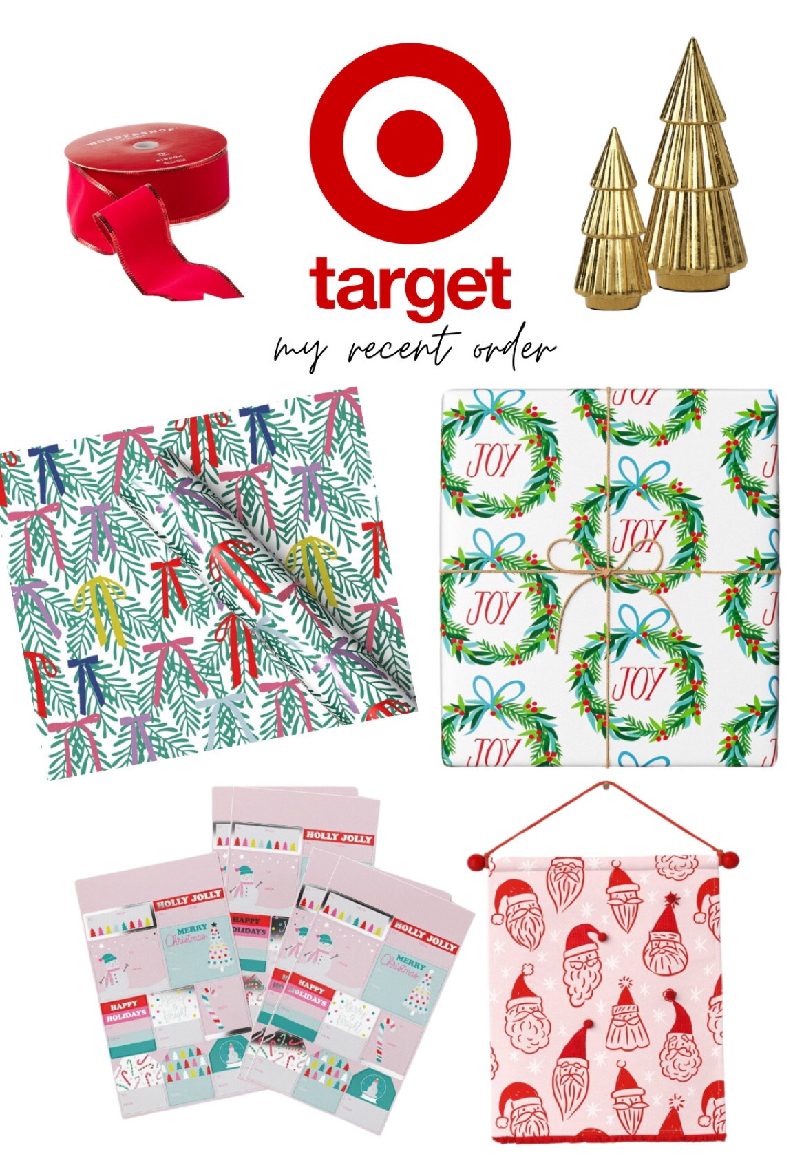 My recent target order! Wrapping paper, bows, & cute decorations 

#LTKGiftGuide #LTKHoliday #LTKSeasonal