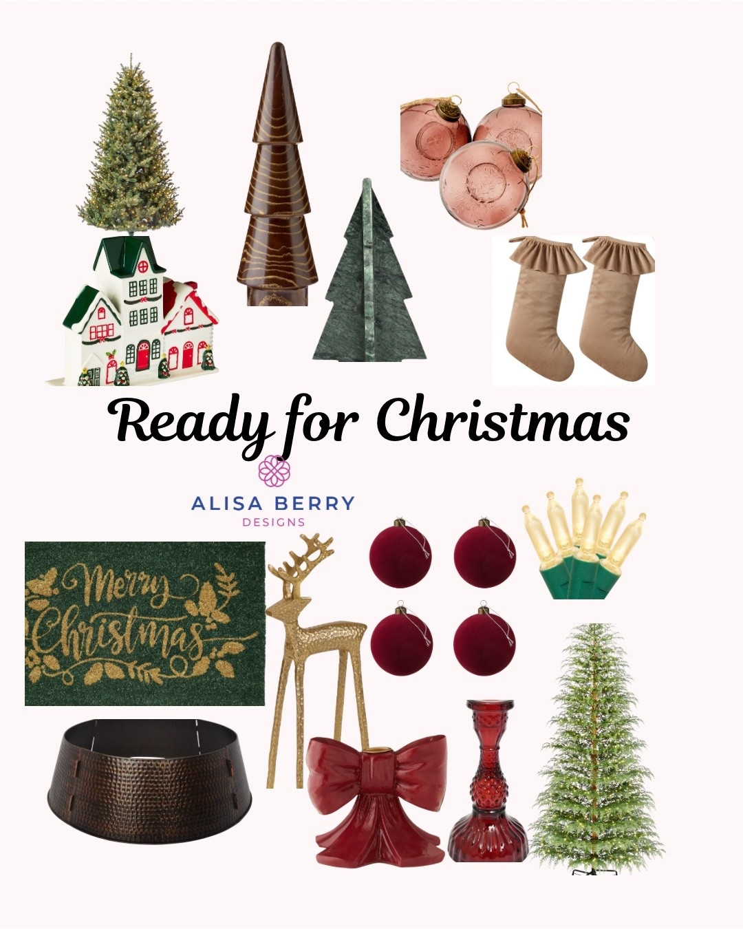 Traditional Christmas Vibes? I have you covered with these pieces to add to your decor. 

#LTKHoliday #LTKSeasonal #LTKHome