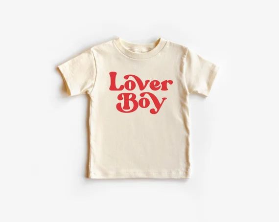 Lover Boy Toddler T-shirt Toddler Boy Valentine's Day | Etsy | Etsy (US)