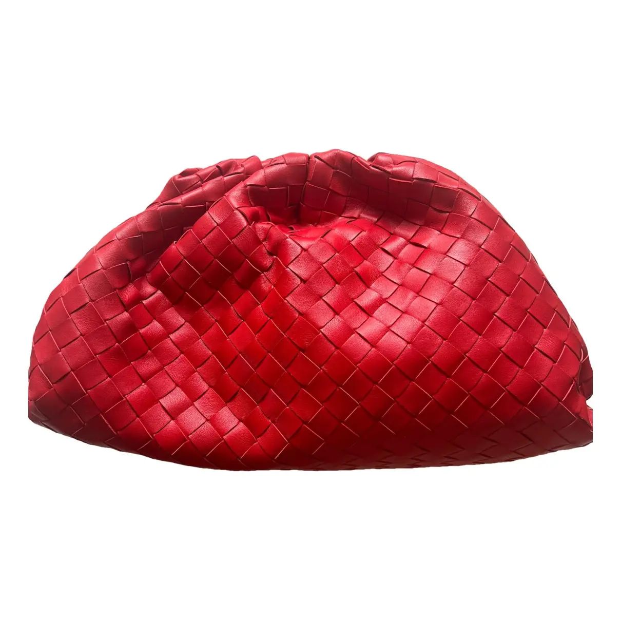 Pouch leather clutch bag Bottega Veneta Red in Leather - 40019076 | Vestiaire Collective (Global)