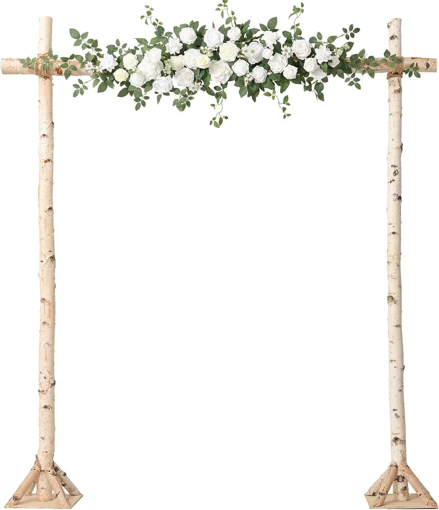 Ling's moment Wedding Arch Flowers - 6.5FT Floral Garland for Ceremony Arbor Backdrop Decoration ... | Amazon (US)