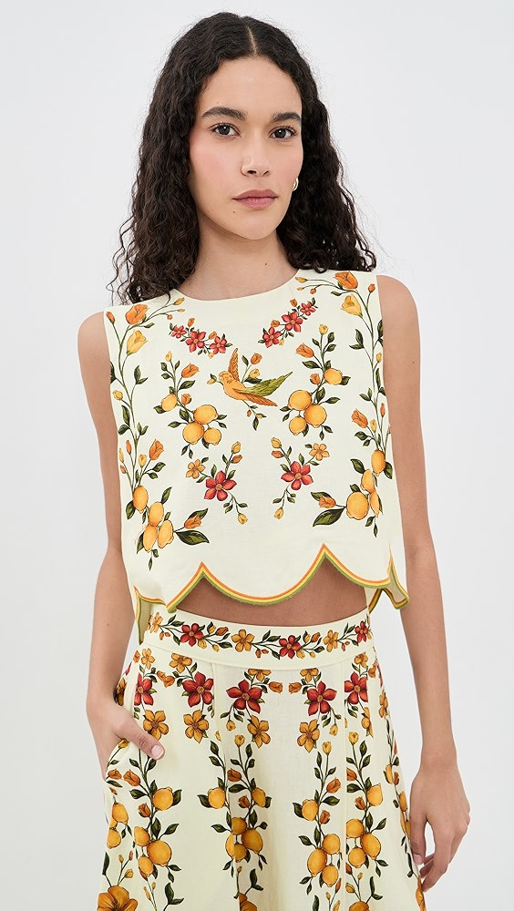 Scalloped Blouse | Shopbop