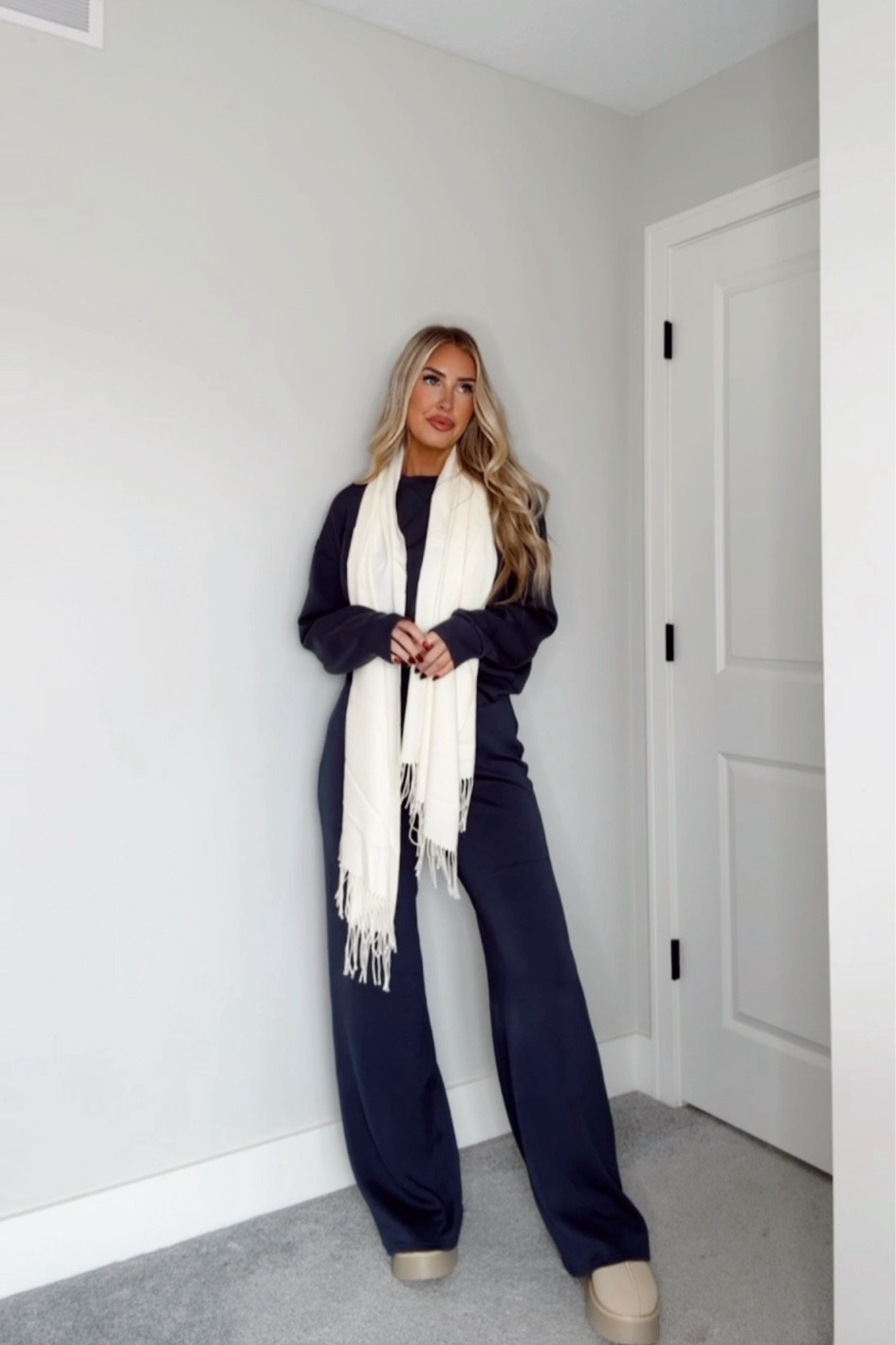 Holiday Outfit Idea ❄️ wearing a size M & M tall in the Spanx set 

#LTKHoliday #LTKStyleTip #LTKFindsUnder100