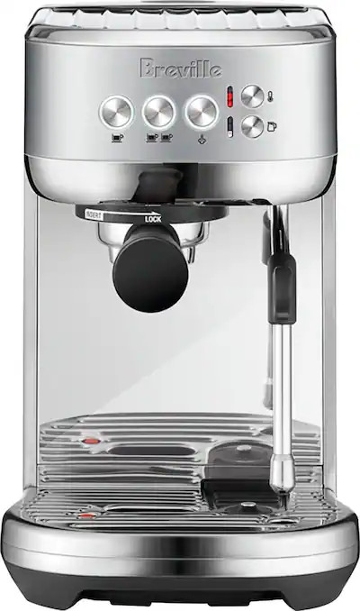 Breville - the Bambino Plus Espresso Machine with 15 bars of pressure and Milk Frother - Stainles... | Best Buy U.S.