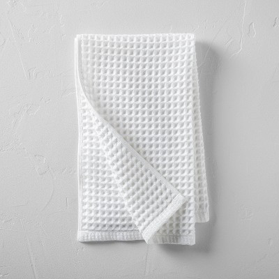 Waffle Hand Towel White - Casaluna™: Lightweight Cotton, Pre Washed, OEKO-TEX Certified, 18x30" | Target
