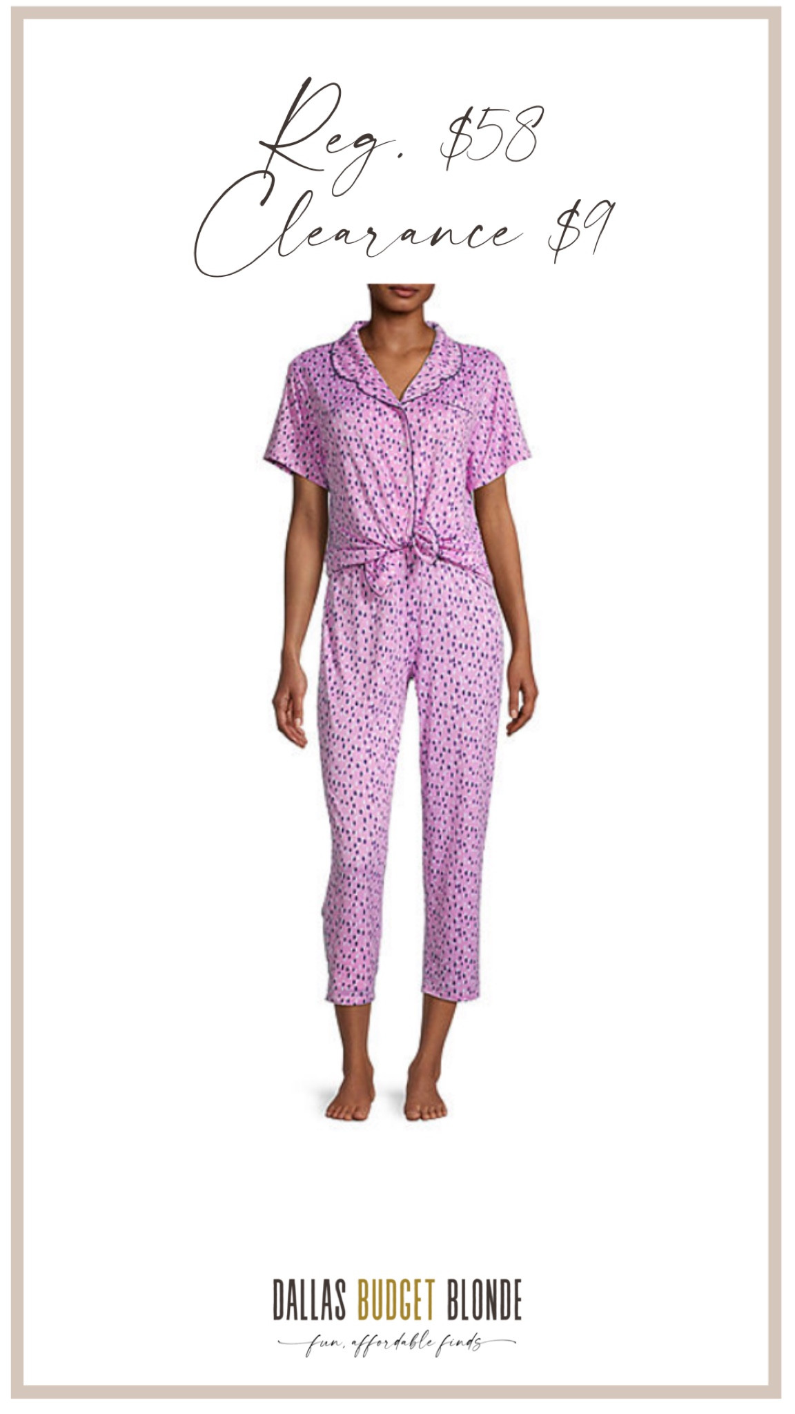 A two piece PJ set for under $10! 
85% off on this Jammie’s set.
Medium only left in stock.

#LTKunder50 #LTKFind #LTKSale