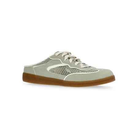 Time and Tru Women s Lace Up Mesh Mule Sneakers | Walmart (US)