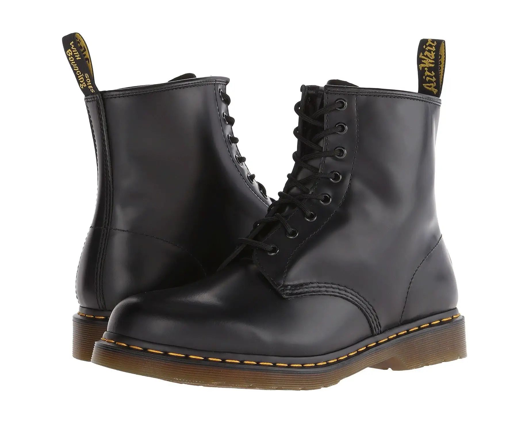 Dr. Martens 1460 Smooth Leather Lace Up Boots | Zappos