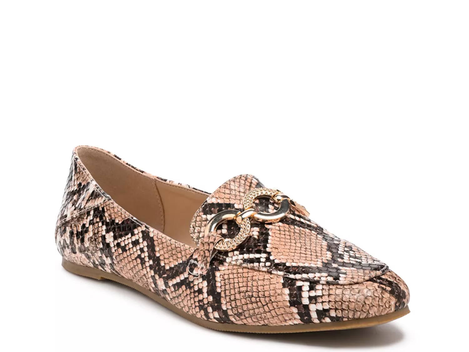 London Rag Wibele Loafer | Women's | Brown Snake Print | Size 9 | Flats | Loafers | DSW