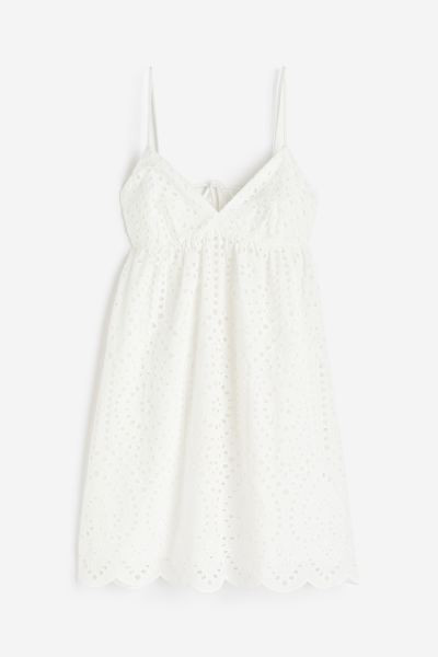 Kleid mit Broderie Anglaise | H&M (DE, AT, CH, NL, FI)