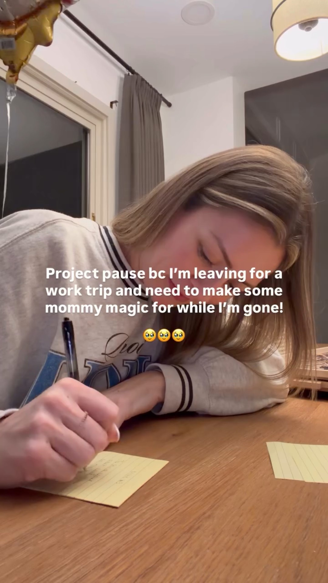 Project pause bc I’m leaving for a work trip and need to make some mommy magic for while I’m gone! 🥹🥹🥹